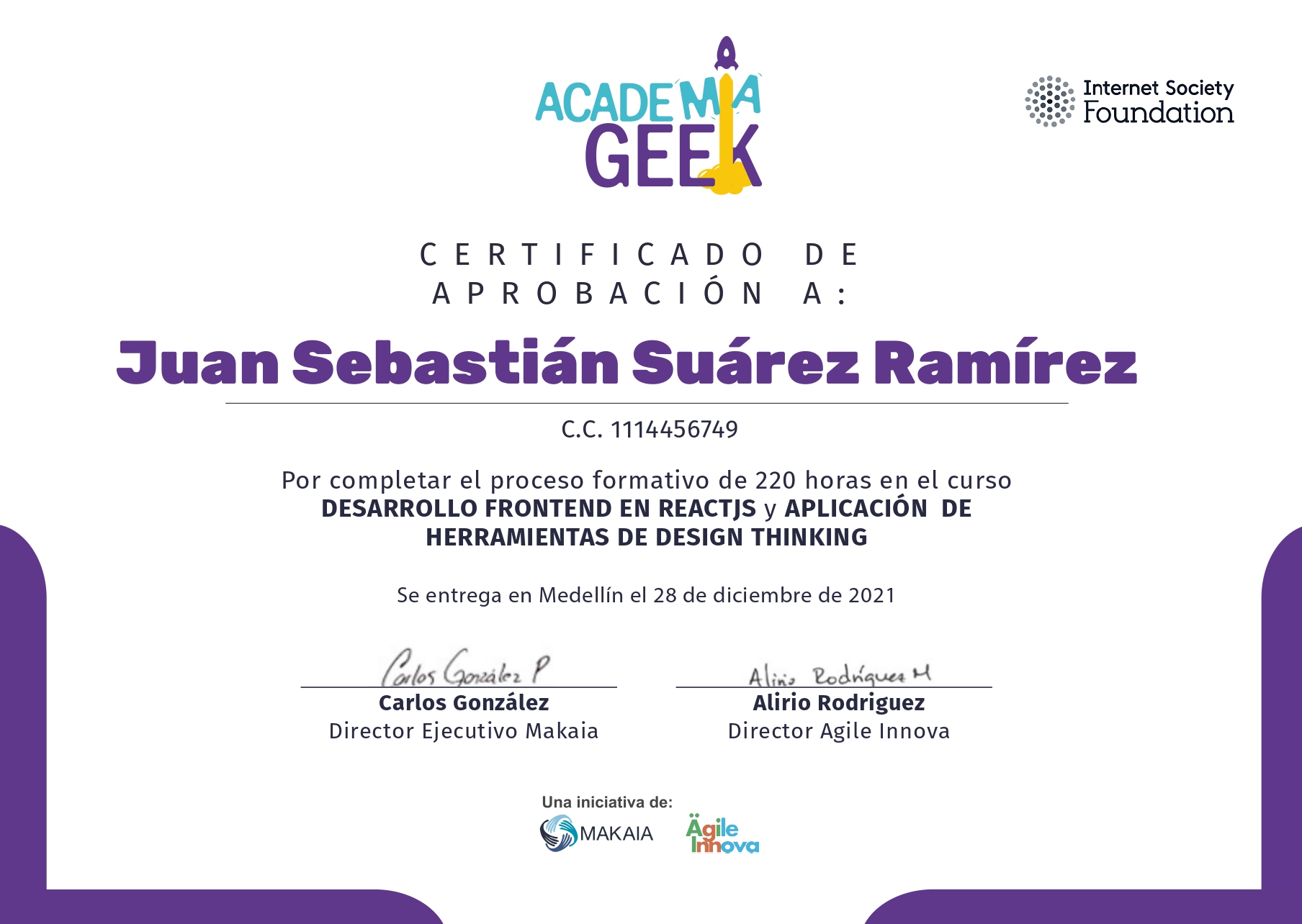 Juan Sebastian Suarez Ramirez – Full Stack web developer | React.js ...