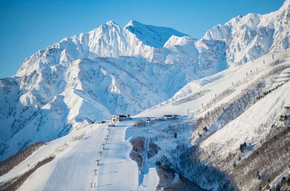 Hakuba Valley ski resort in Japan
