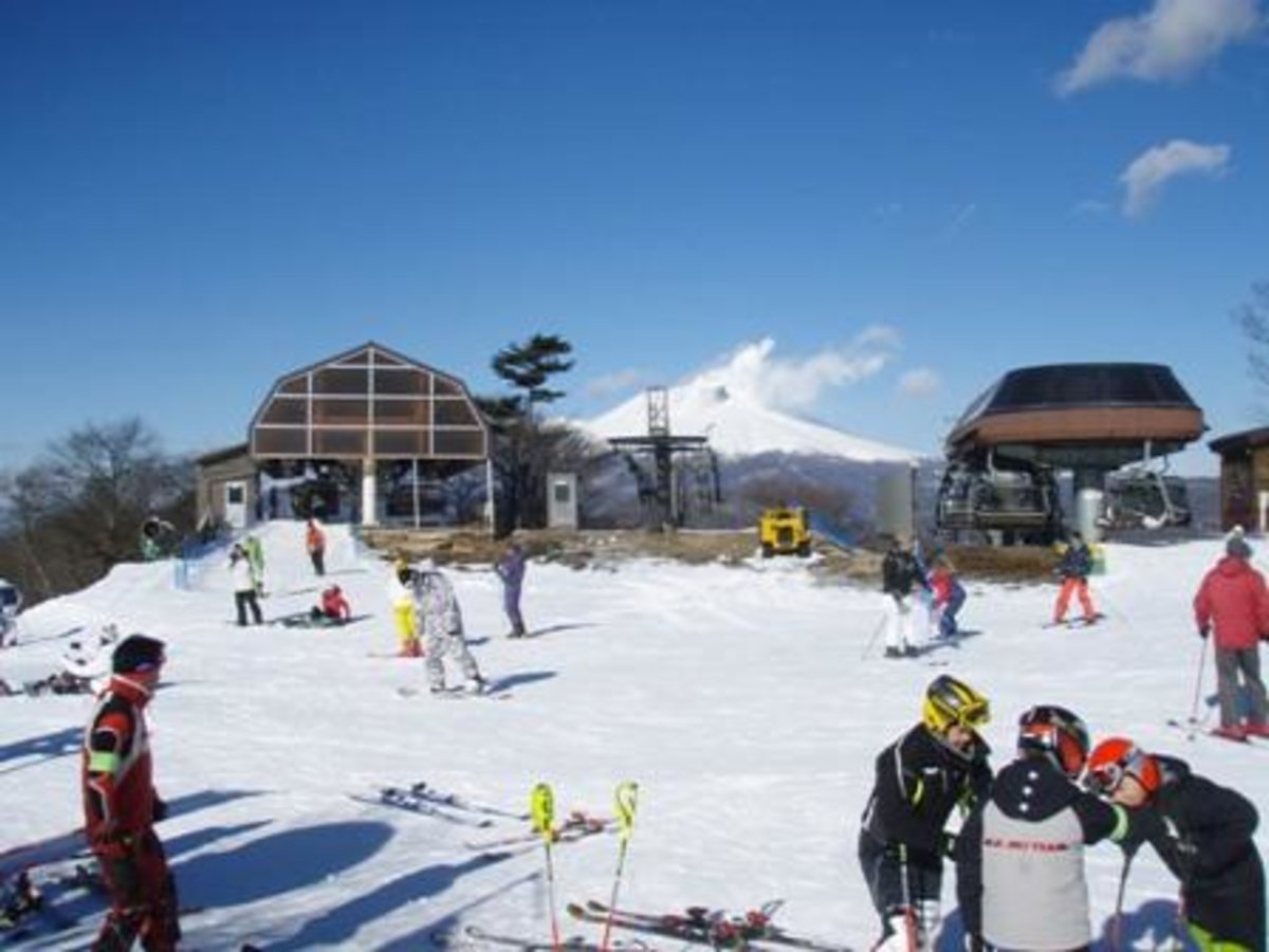 Karuizawa Prince Hotel Ski Resort in winter
