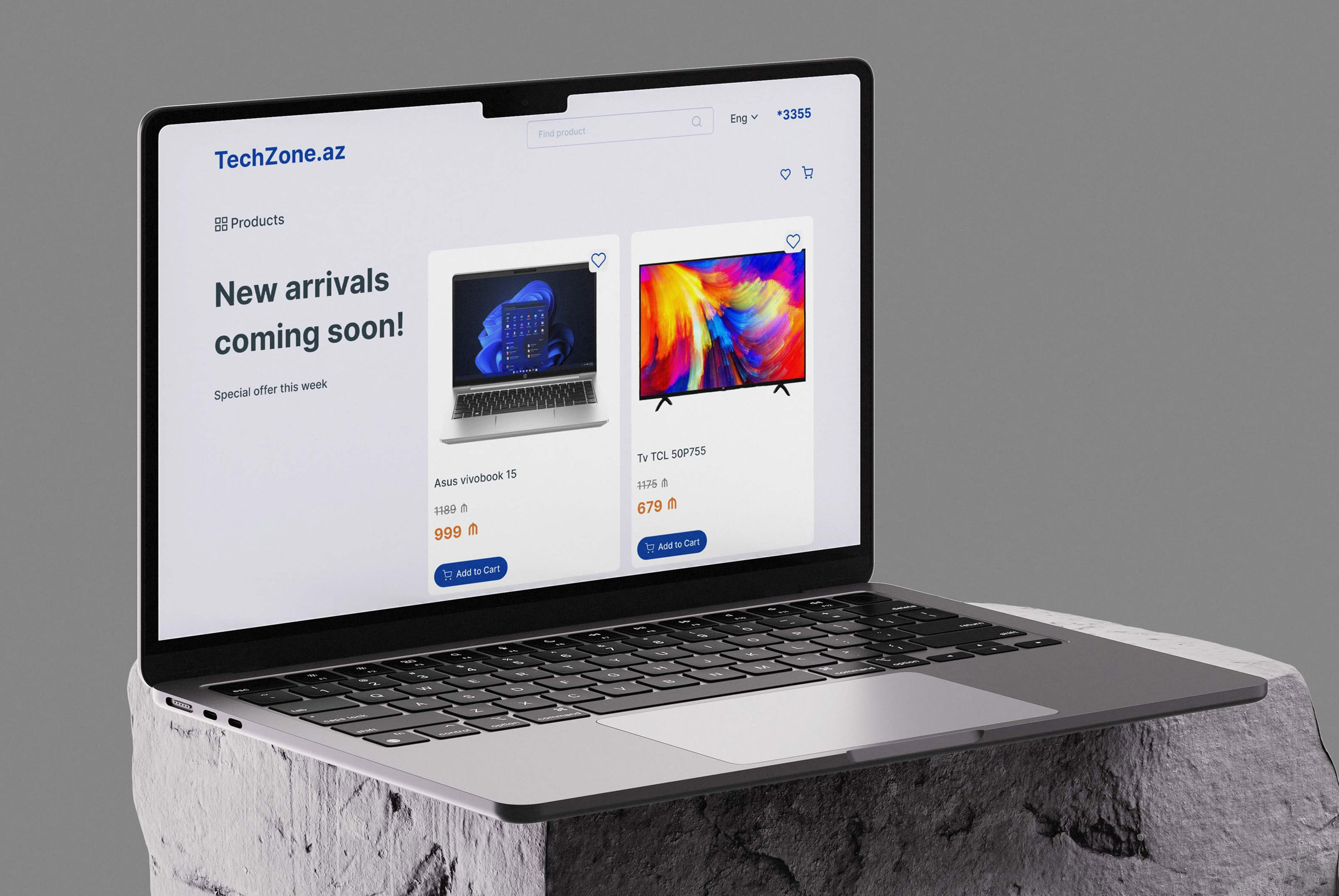 Elektronika E-commerce Saytı-6 səhifə