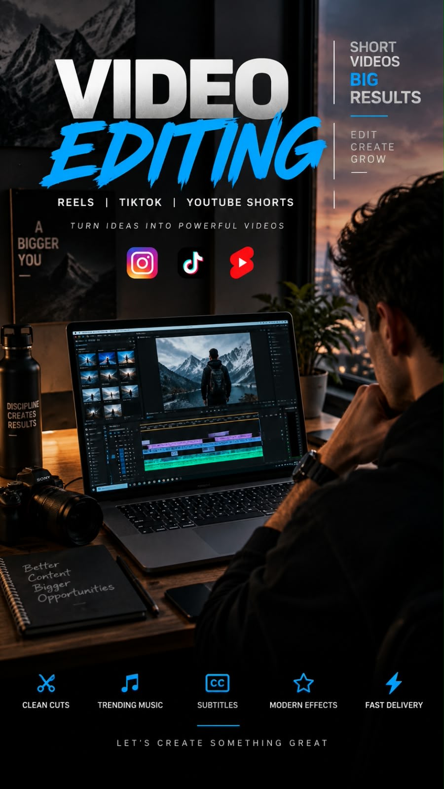 Professional Youtube Shorts Video Editing
