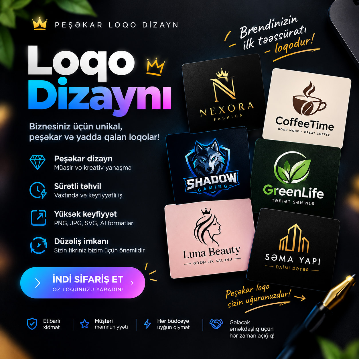 Minimalist Loqo Dizaynı