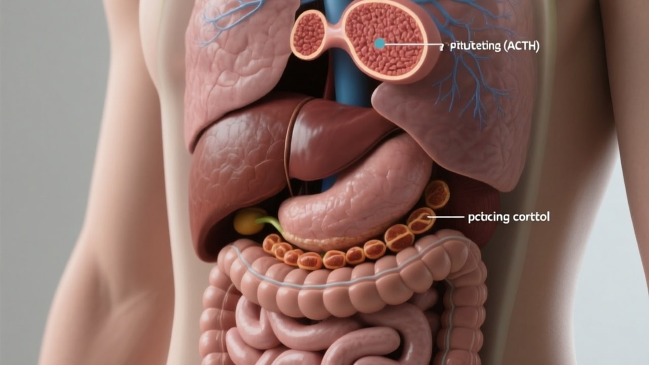 What Your Cortisol Is Doing at 3am — technical diagram