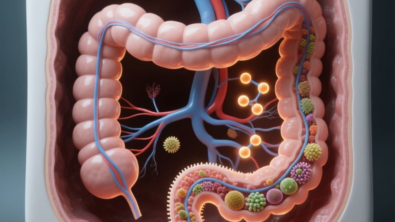 What Your Gut Is Telling Your Mood — technical diagram
