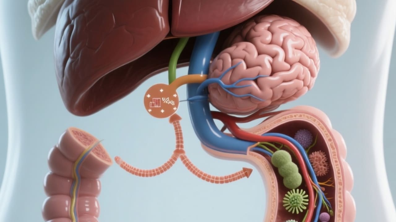 Your Gut Might Be Driving Your Anxiety — technical diagram
