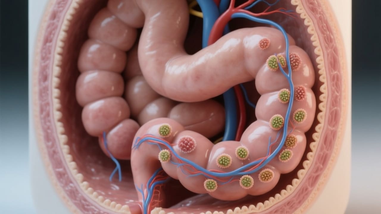 Your Gut Might Be Driving Your Anxiety — technical diagram