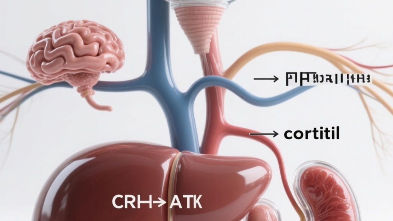 The Hidden Signs Your Cortisol Is High — technical diagram
