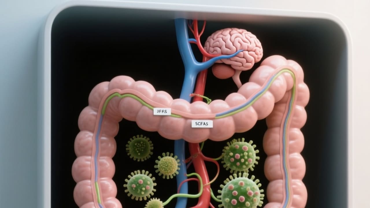 Your Gut Might Be Driving Your Anxiety — technical diagram
