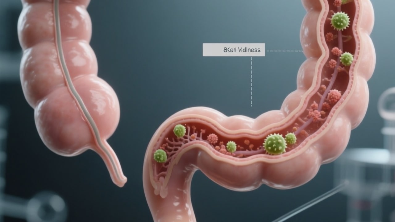 Your Gut Might Be Steering Your Mood — technical diagram