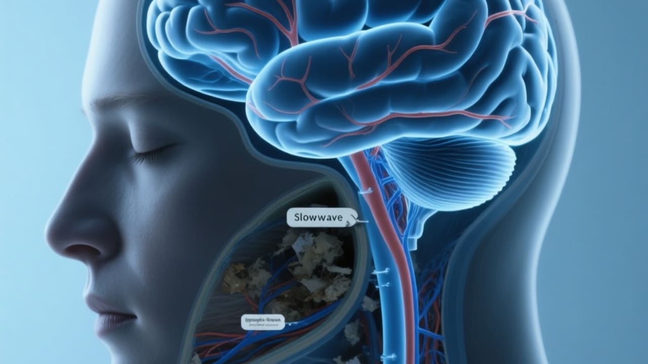 When Stress Keeps Your Brain From Sleeping — technical diagram