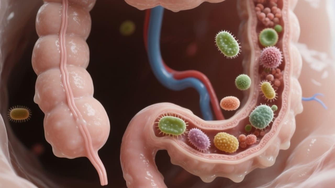Your Gut Might Be Driving Your Anxiety — technical diagram