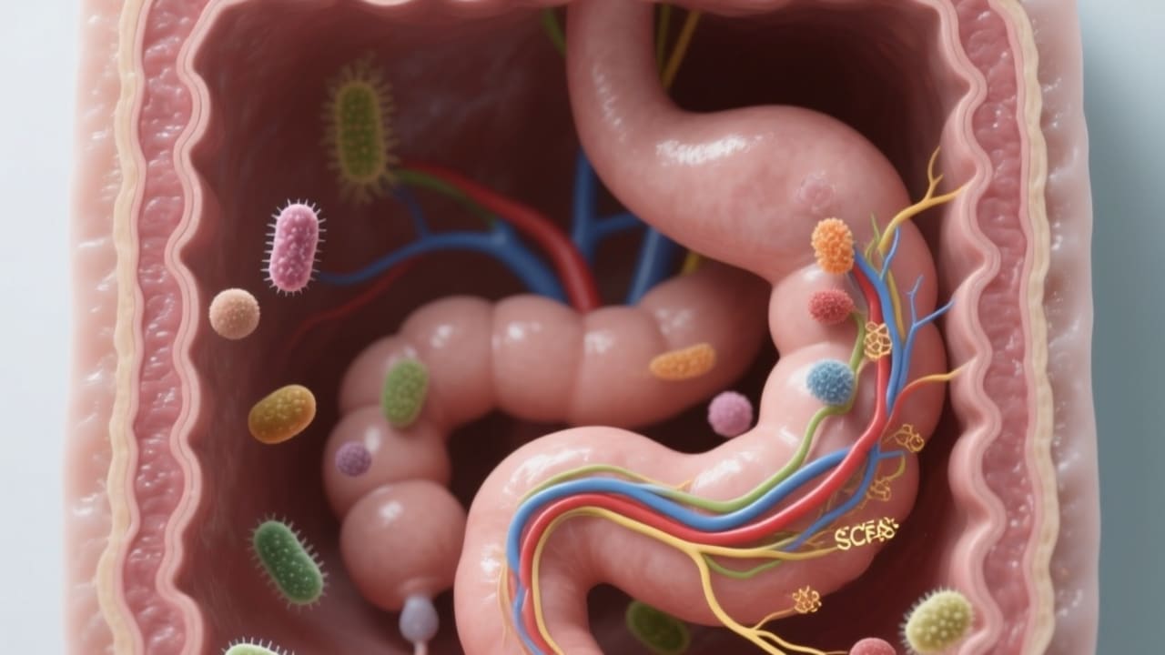 Your Gut Might Be Driving Your Anxiety — technical diagram