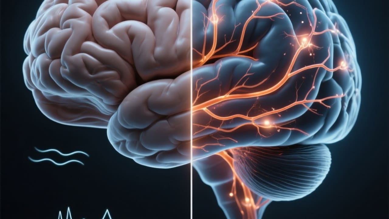 What Insomnia Quietly Does to Your Brain — technical diagram