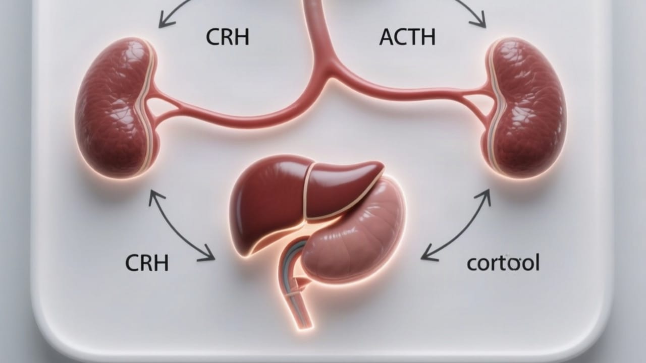 The Hidden Signs Your Cortisol Is High — technical diagram