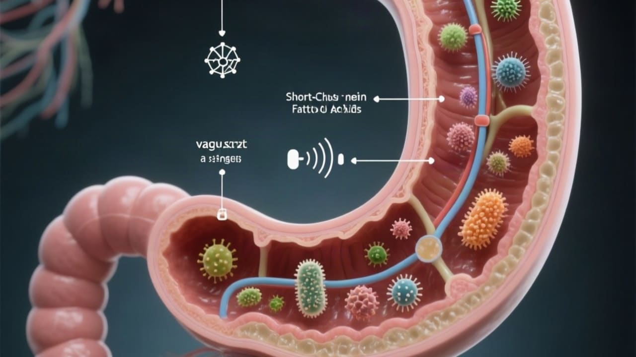 Your Gut Might Be Driving Your Anxiety — technical diagram
