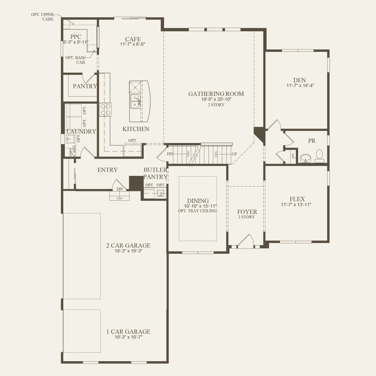 Woodside In Independence Oh At Chestnut Woods Pulte