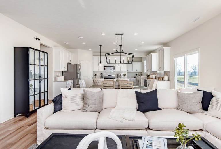 Riverton With Basement In Fishers In At Hunters Run Pulte