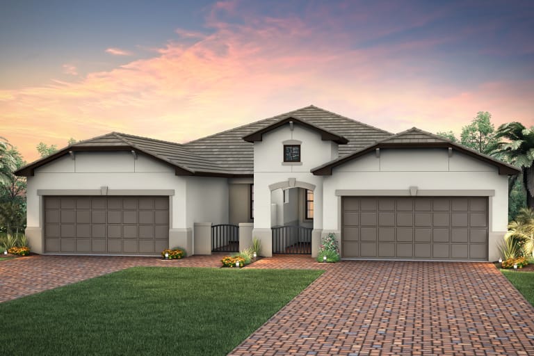 Cressida floor plan at Winding Cypress, Naples, Florida