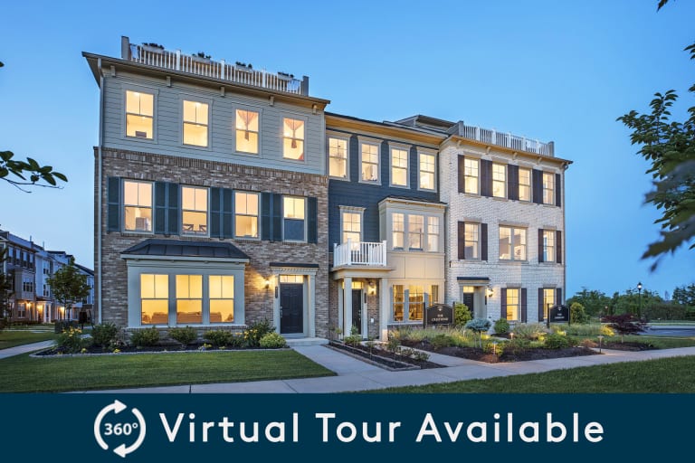 Emerson With Rooftop Terrace In Potomac Shores Va At Potomac Shores Pulte