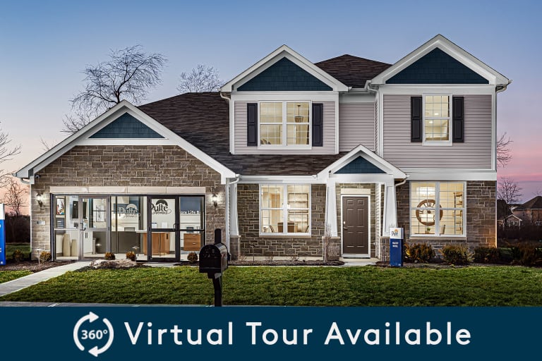 Hilltop With Basement In Fishers In At Hunters Run Pulte