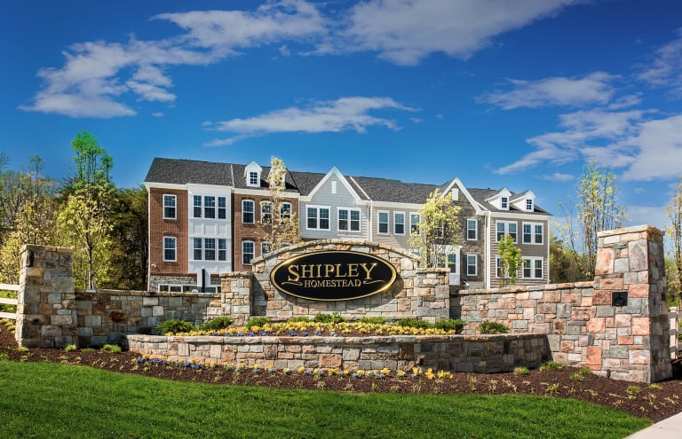 Shipley Homestead Towns Freedom Series New Home Communities Hanover Maryland Homes Pulte