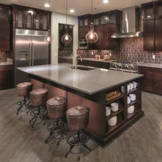 gourmet kitchen in a pulte home
