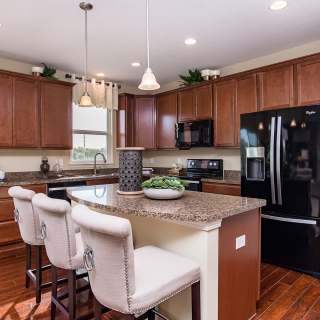 Hardwood in the kitchen