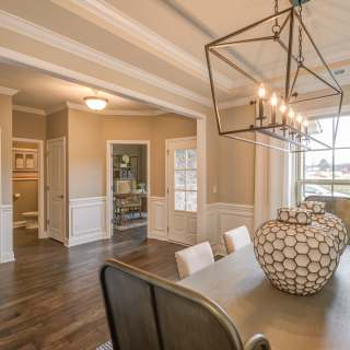 Entry, Library, & Dining Room