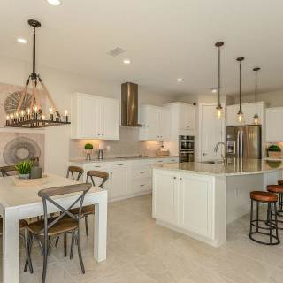 Café Seating Area Perfect for Everyday Meals or a Weekend Breakfast with the Family