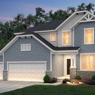 Northern Craftsman (Stone) with 3 Car Garage | NC2