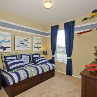 Spacious secondary bedrooms
