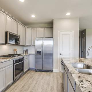 Abundant cabinet space