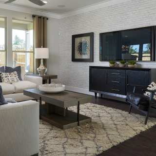 Gathering Room Open to Kitchen