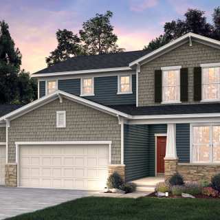Craftsman (Stone) with 3 Car Garage | CR2G