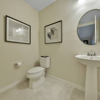 Calloway Powder Bath in Game Room