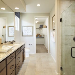 The Owner’s Suite Includes a Private Bathroom with Dual Sinks
