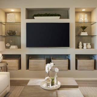 Built-In Entertainment Center in Gathering Room