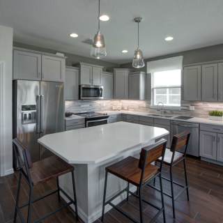 Kitchen with center island