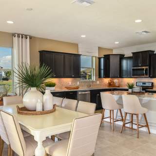 Café Seating Area Perfect for Everyday Meals or a Weekend Breakfast with the Family