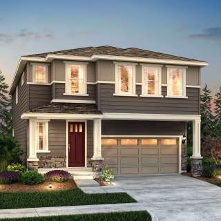 The McCleary, a two-story single family home shown in Home Exterior Design C.