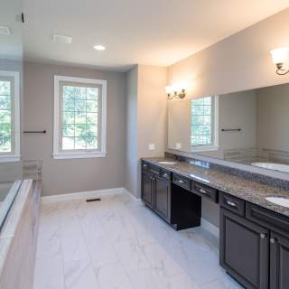 Dual Vanities in Owner's Bath