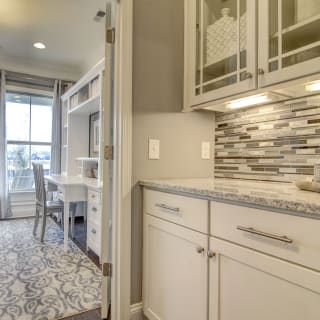 Butlers Pantry connects Dining