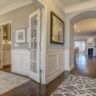 Arched Entry in Foyer