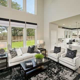 Great Room Opens to Kitchen