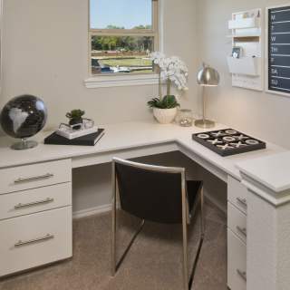 Loft with Built-In Desk