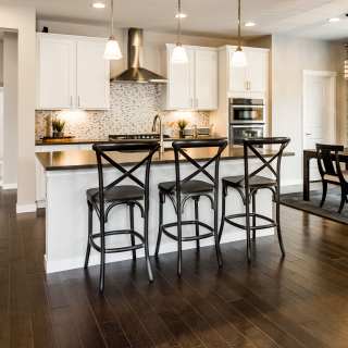 Open Kitchen Island to Cafe