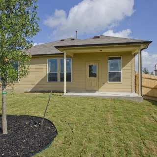 Optional covered back patio