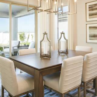 Café area with charming furnishings just off the k