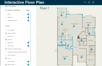 Customized Homes Inspired House Designs And Floor Plans Del Webb All cottage plans on our website are prepared by the company's experienced specialists in line with existing eu standards upon request, you can always get for free one page blueprint of the plan in electronic form for transfer to other contractors, such as the designer house designs and floor plans