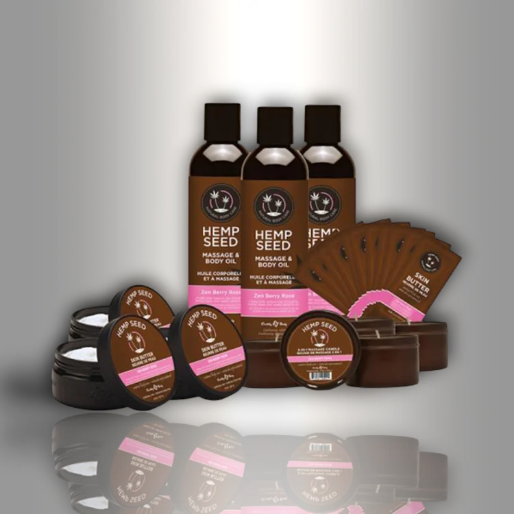 PlayLoveToys - products/fragrance-prepack-zen-berry-rose-3-skin-butter-massage-oil-8-fl-oz-237-ml